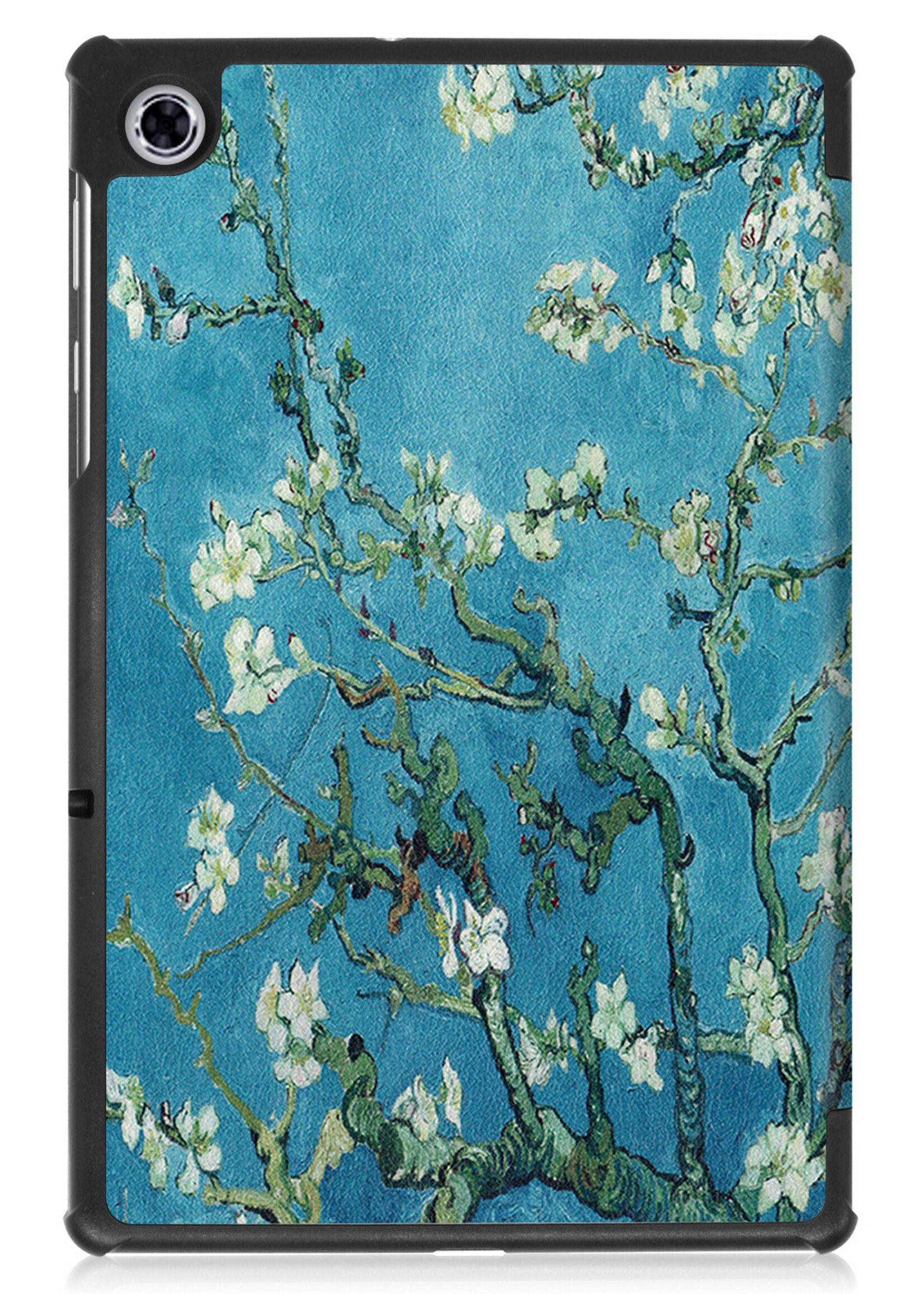 LUQ Hoes Geschikt voor Lenovo Tab M10 FHD Plus 2nd Gen Hoes Luxe Hoesje Book Case - Hoesje Geschikt voor Lenovo Tab M10 FHD Plus (2e Gen) Hoes Cover - Bloesem