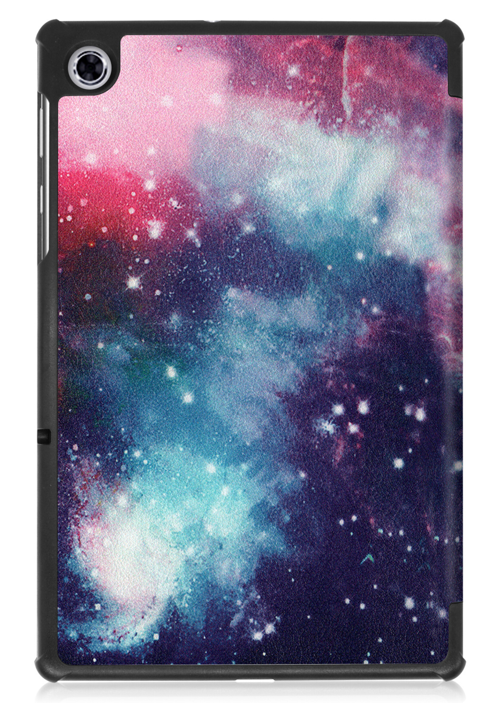 LUQ Hoes Geschikt voor Lenovo Tab M10 FHD Plus 2nd Gen Hoes Luxe Hoesje Book Case - Hoesje Geschikt voor Lenovo Tab M10 FHD Plus (2e Gen) Hoes Cover - Galaxy