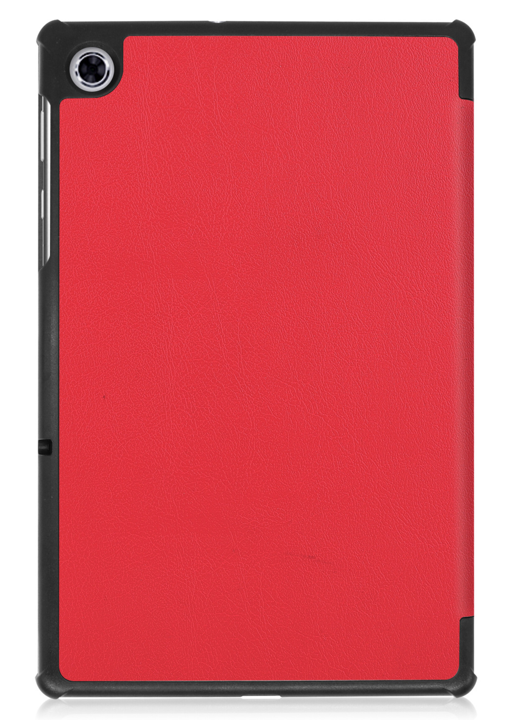LUQ Hoes Geschikt voor Lenovo Tab M10 FHD Plus 2nd Gen Hoes Luxe Hoesje Book Case - Hoesje Geschikt voor Lenovo Tab M10 FHD Plus (2e Gen) Hoes Cover - Rood