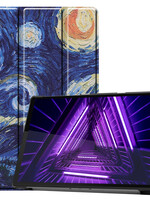LUQ LUQ Lenovo Tab M10 FHD Plus Hoes - Sterrenhemel