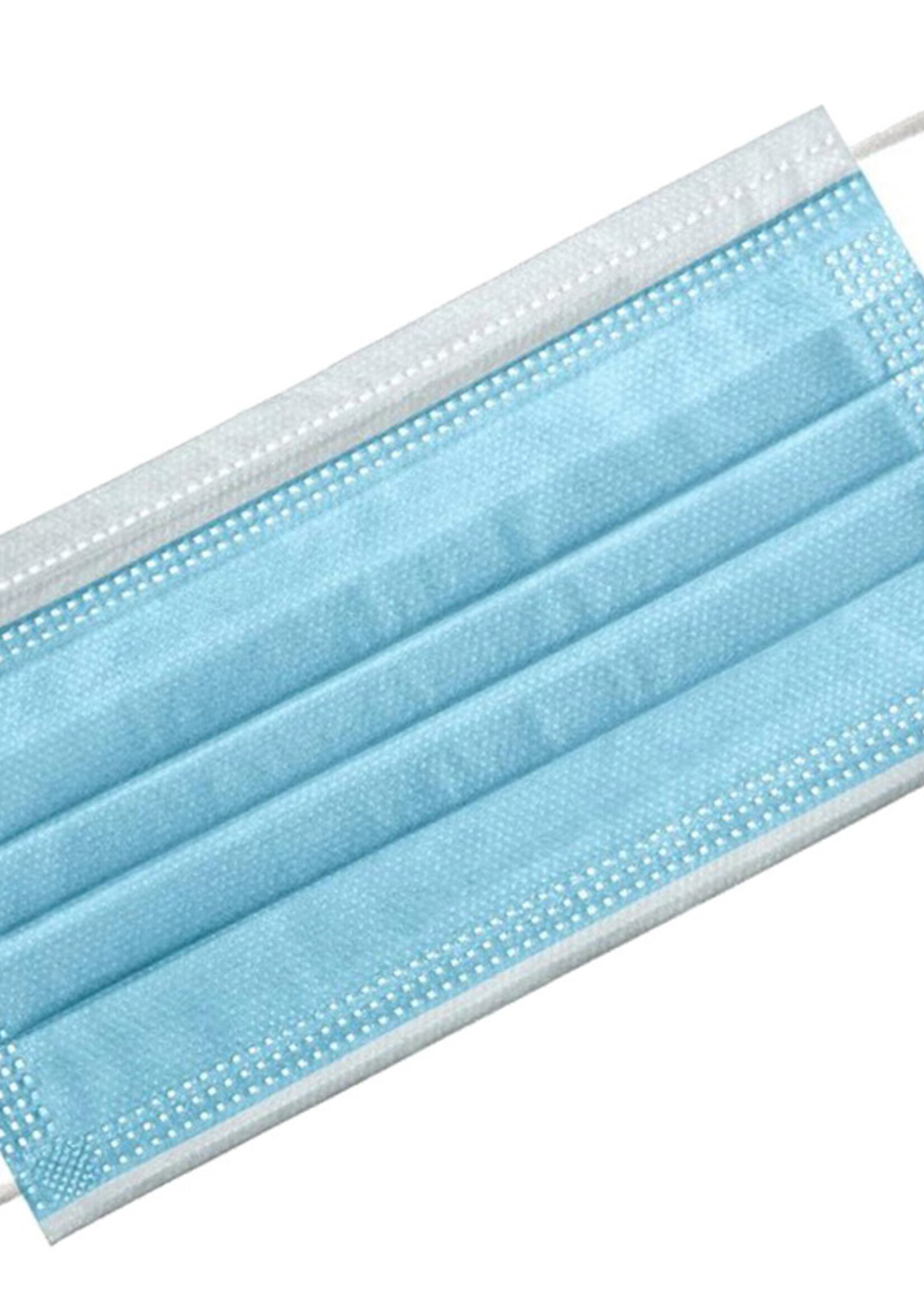 LUQ Mondkapje Blauw Wegwerp - Mondmasker Wegwerp - Mondkapje Wegwerp Blauw - Mondkapjes Wegwerp Blauw - 500 Stuks