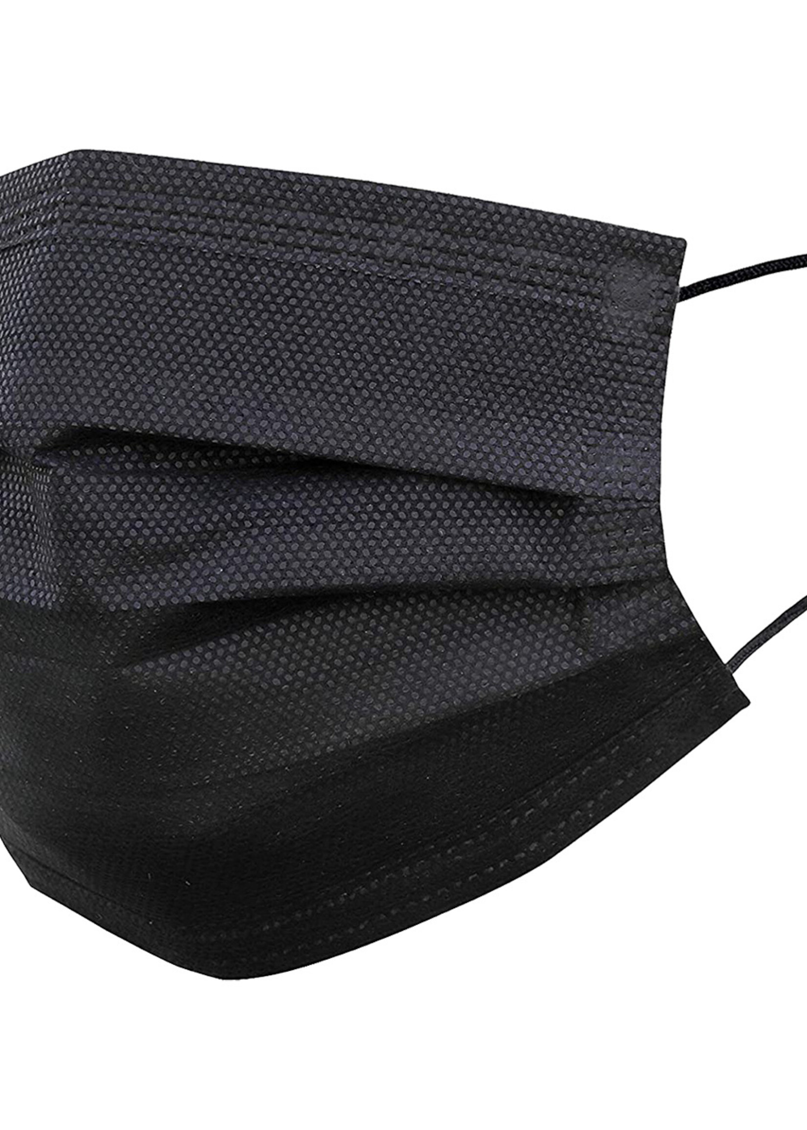 LUQ Mondkapje Zwart Wegwerp - Mondmasker Wegwerp - Mondkapje Wegwerp Zwart - Mondkapjes Wegwerp Zwart - 1.000 Stuks