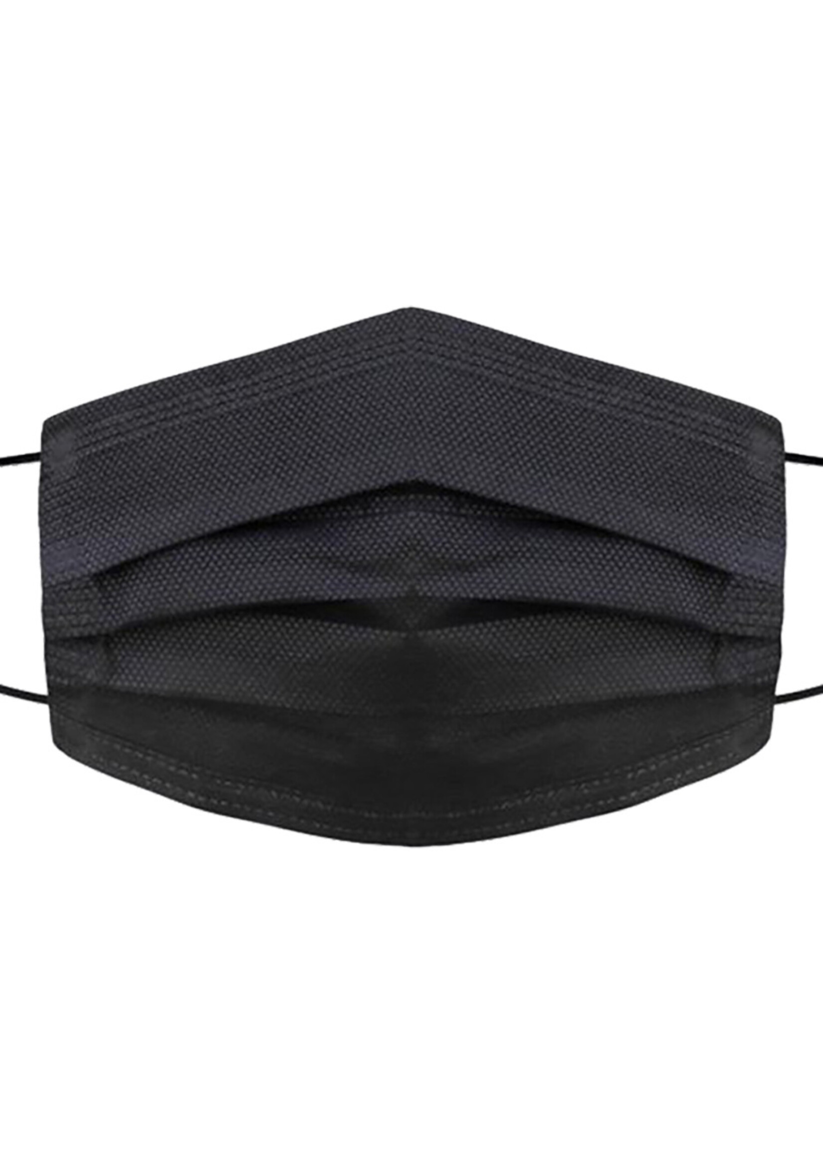 LUQ Mondkapje Zwart Wegwerp - Mondmasker Wegwerp - Mondkapje Wegwerp Zwart - Mondkapjes Wegwerp Zwart - 1.000 Stuks