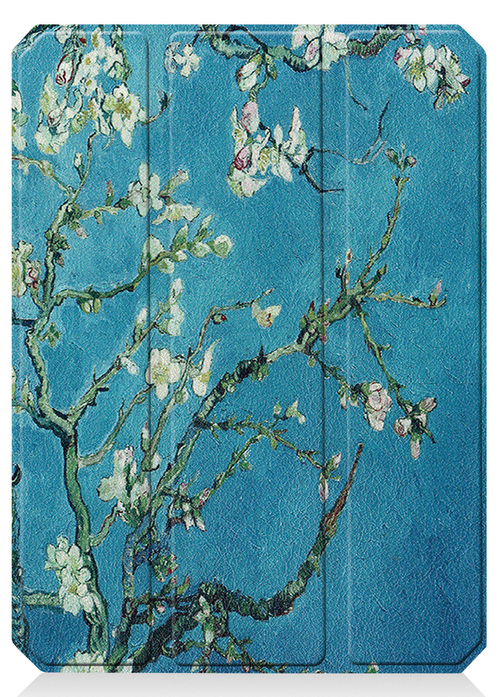 LUQ Hoes Geschikt voor iPad Mini 6 Hoes Luxe Hoesje Case Met Uitsparing Geschikt voor Apple Pencil - Hoesje Geschikt voor iPad Mini 6 Hoes Cover - Bloesem