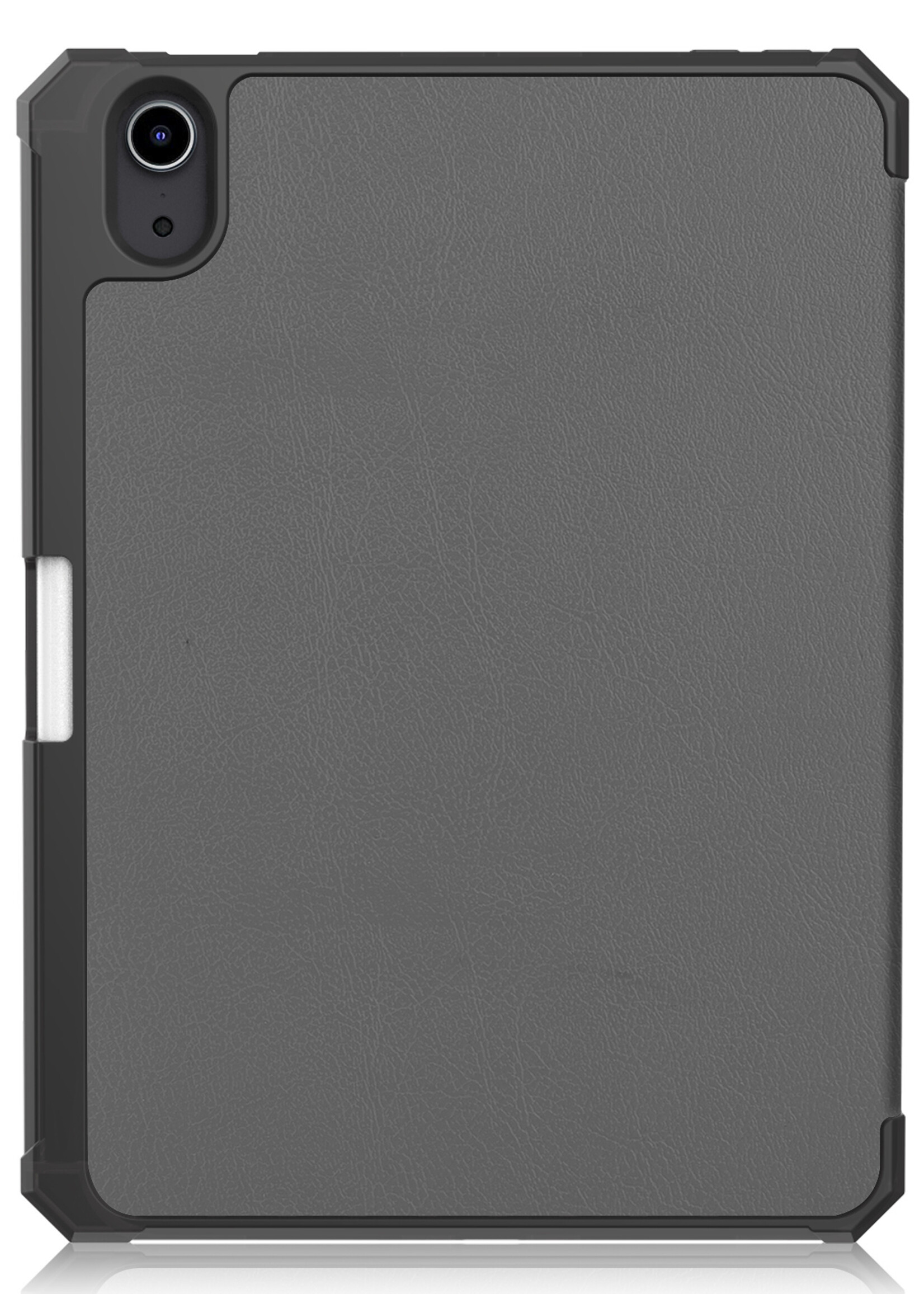 LUQ Hoes Geschikt voor iPad Mini 6 Hoes Luxe Hoesje Case Met Uitsparing Geschikt voor Apple Pencil - Hoesje Geschikt voor iPad Mini 6 Hoes Cover - Grijs