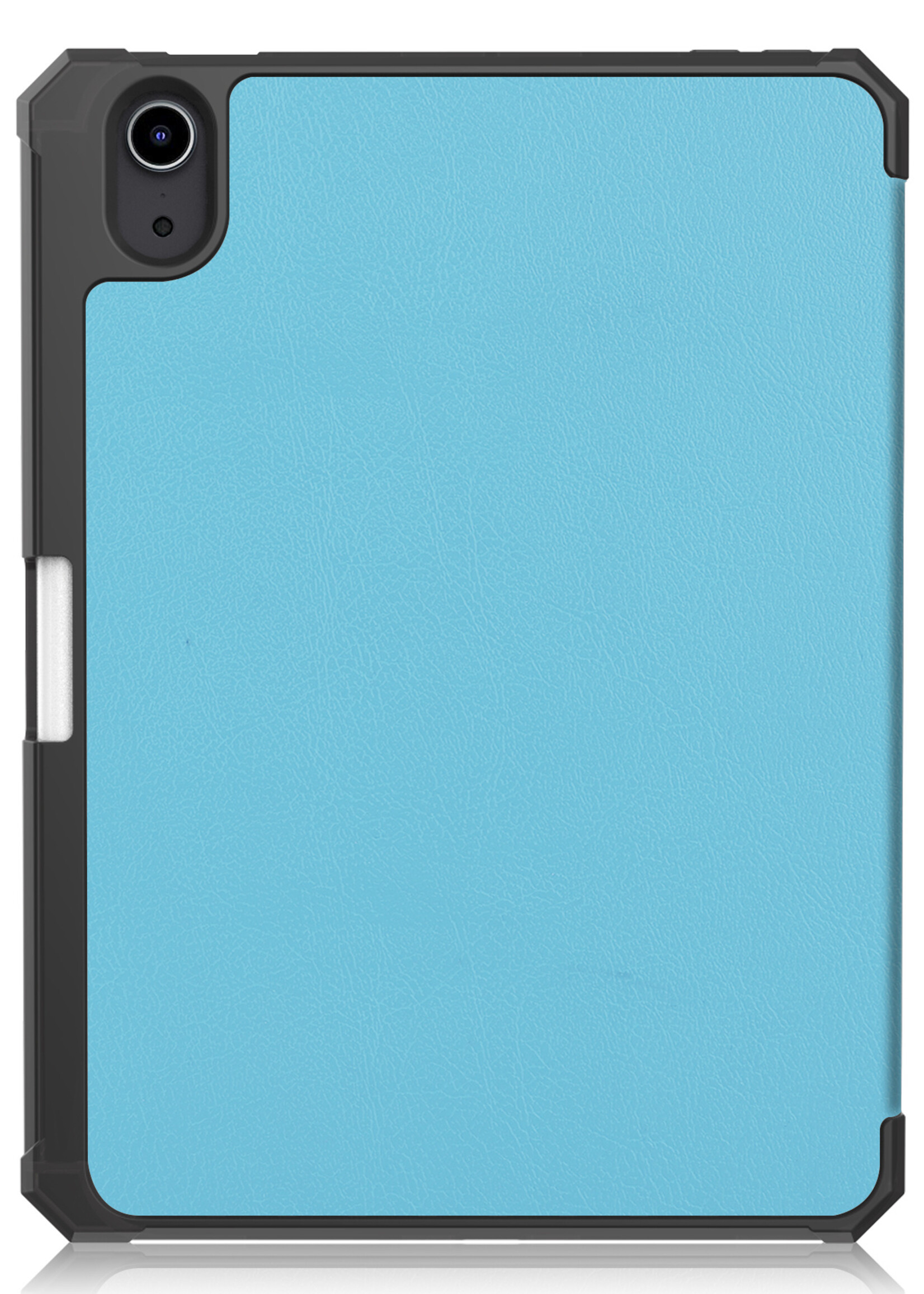 LUQ Hoes Geschikt voor iPad Mini 6 Hoes Luxe Hoesje Case Met Uitsparing Geschikt voor Apple Pencil - Hoesje Geschikt voor iPad Mini 6 Hoes Cover - Lichtblauw