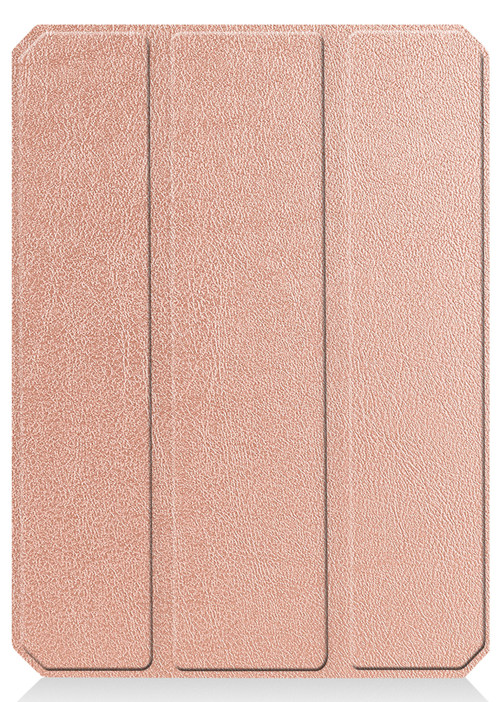 LUQ Hoes Geschikt voor iPad Mini 6 Hoes Luxe Hoesje Case Met Uitsparing Geschikt voor Apple Pencil - Hoesje Geschikt voor iPad Mini 6 Hoes Cover - Rosé goud