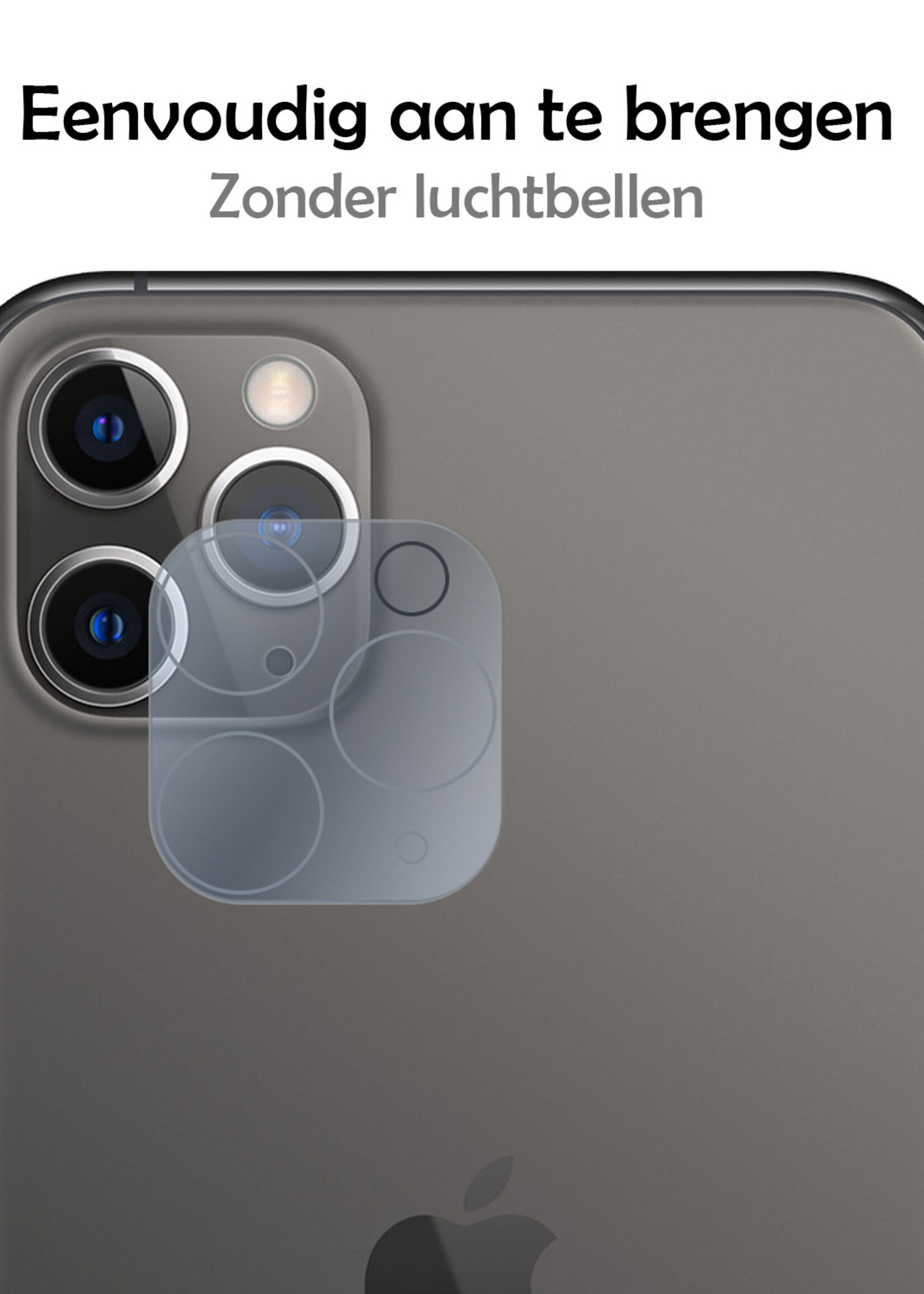 LUQ Screenprotector Geschikt voor iPhone 12 Pro Camera Screenprotector Tempered Glass - Screenprotector Geschikt voor iPhone 12 Pro Screenprotector Camera Screenprotector