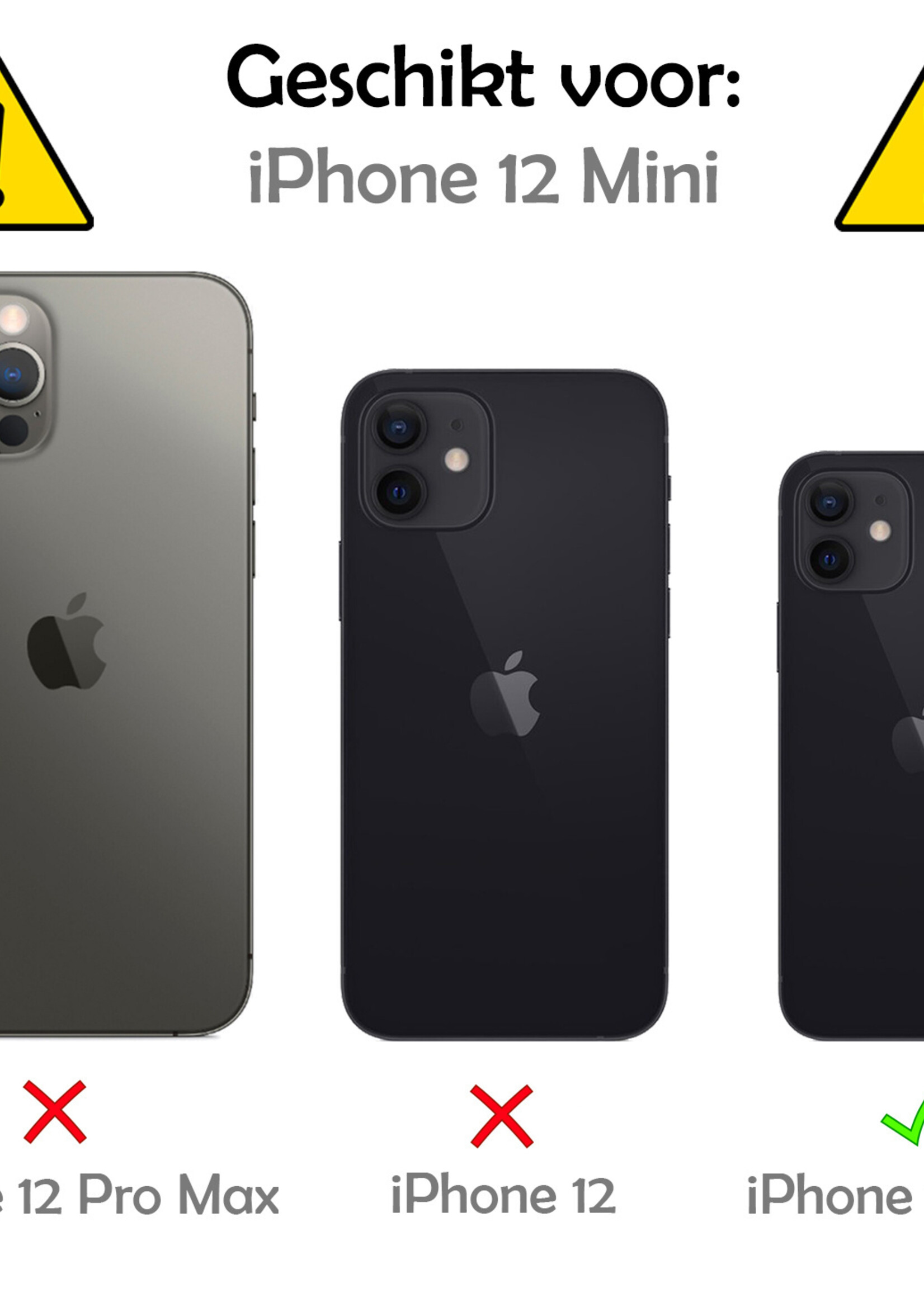 LUQ Screenprotector Geschikt voor iPhone 12 Mini Camera Screenprotector Tempered Glass - Screenprotector Geschikt voor iPhone 12 Mini Screenprotector Camera Screenprotector - 2 Stuks