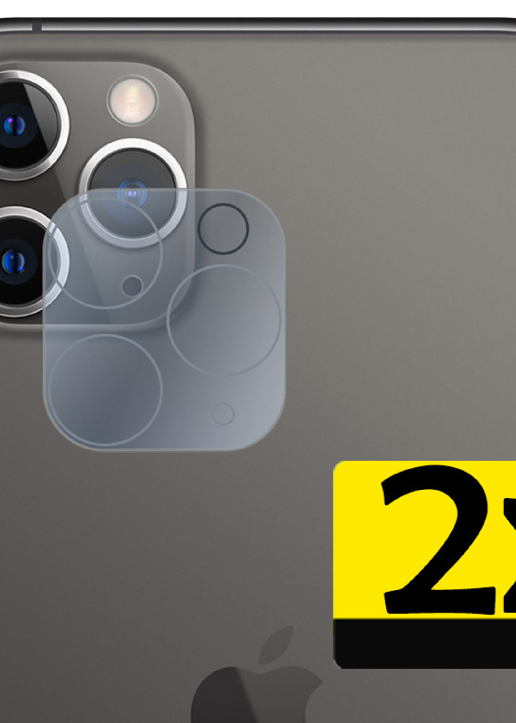 LUQ Screenprotector Geschikt voor iPhone 12 Pro Camera Screenprotector Tempered Glass - Screenprotector Geschikt voor iPhone 12 Pro Screenprotector Camera Screenprotector - 2 Stuks