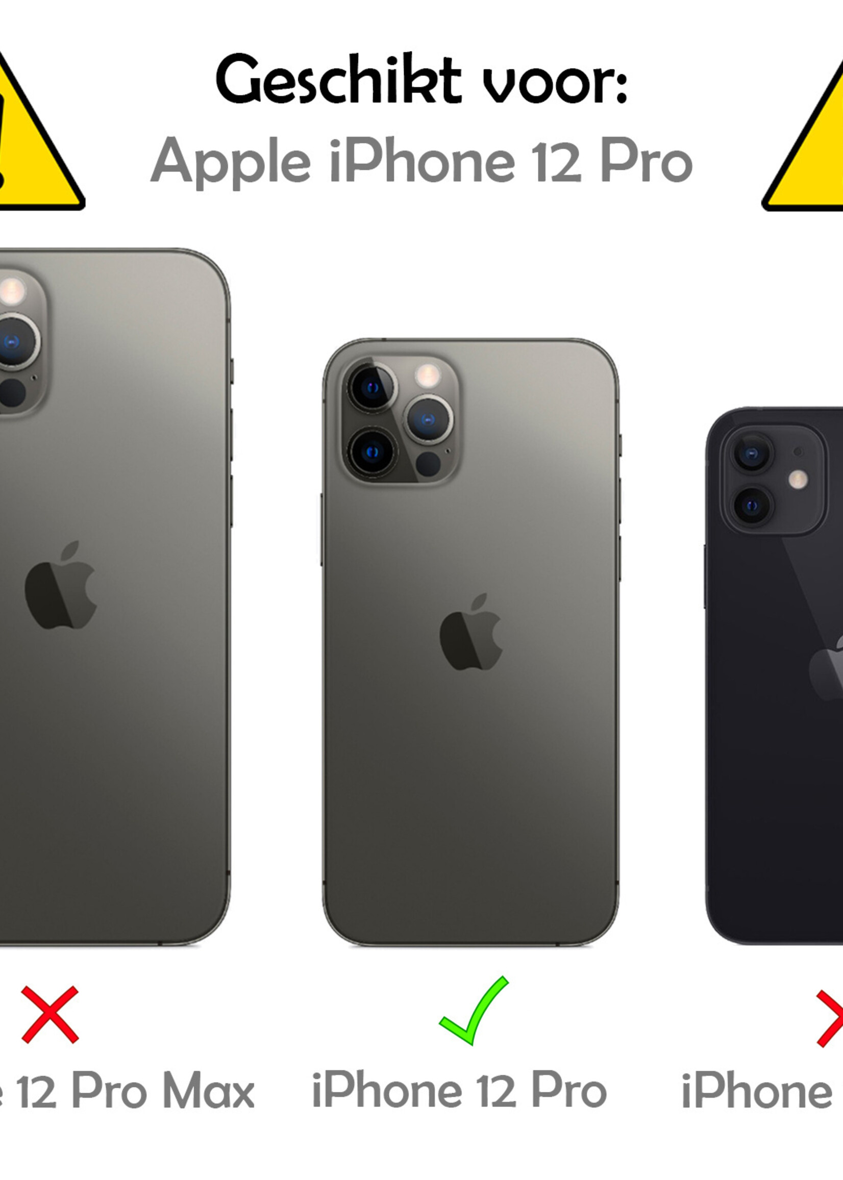 LUQ Screenprotector Geschikt voor iPhone 12 Pro Camera Screenprotector Tempered Glass - Screenprotector Geschikt voor iPhone 12 Pro Screenprotector Camera Screenprotector - 3 Stuks