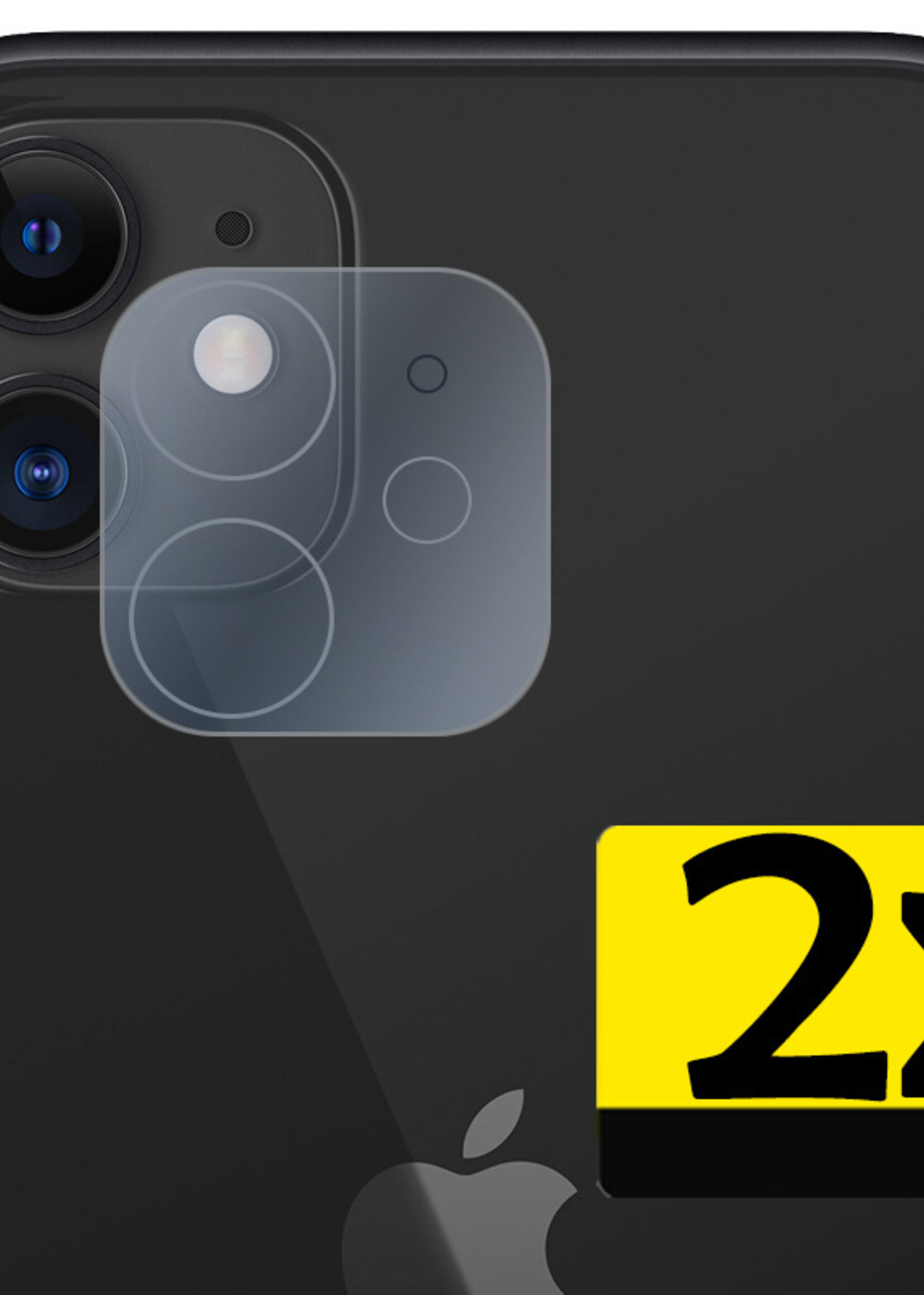 LUQ Screenprotector Geschikt voor iPhone 12 Camera Screenprotector Tempered Glass - Screenprotector Geschikt voor iPhone 12 Screenprotector Camera Screenprotector - 2 Stuks