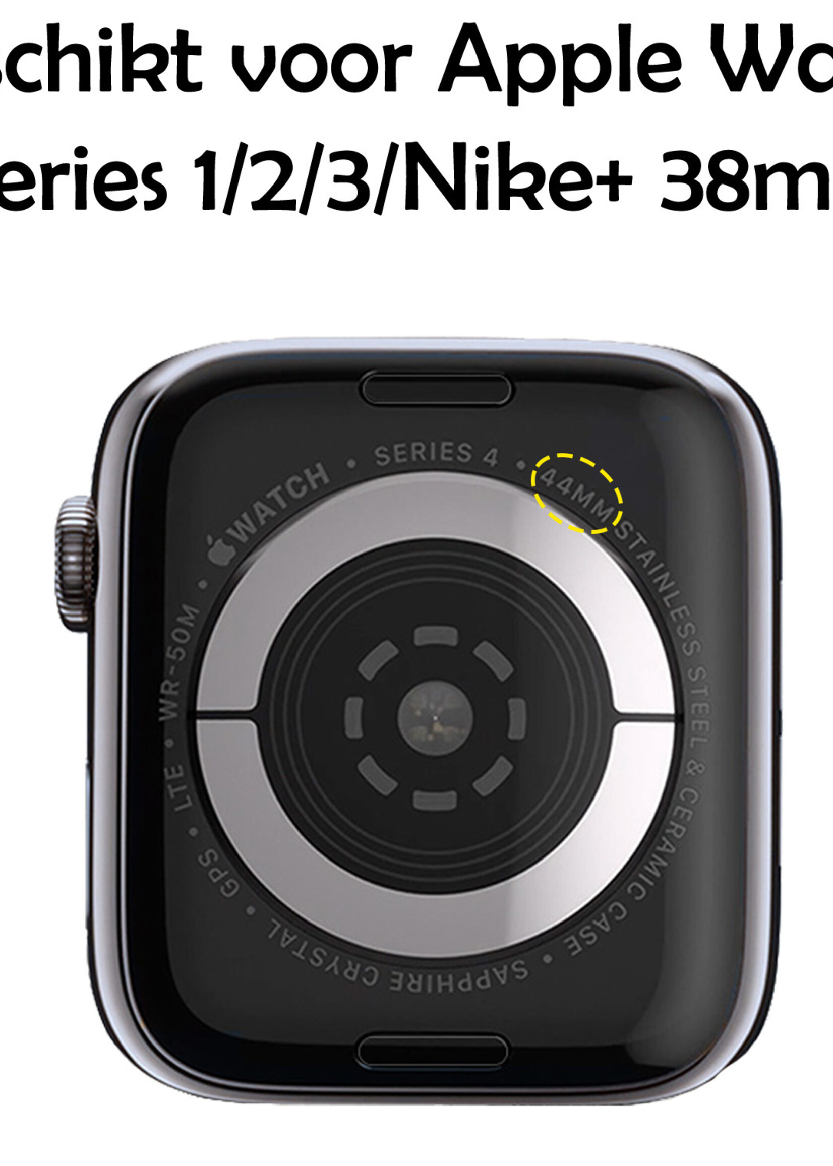 LUQ Siliconen Hoesje Geschikt voor Apple Watch Series 6 40 mm Hoes Case - Hoes Geschikt voor Apple Watch Series 6 40 mm Case - Transparant - 2 Stuks