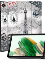 LUQ LUQ Samsung Galaxy Tab A8 2022 Hoes - Eiffeltoren
