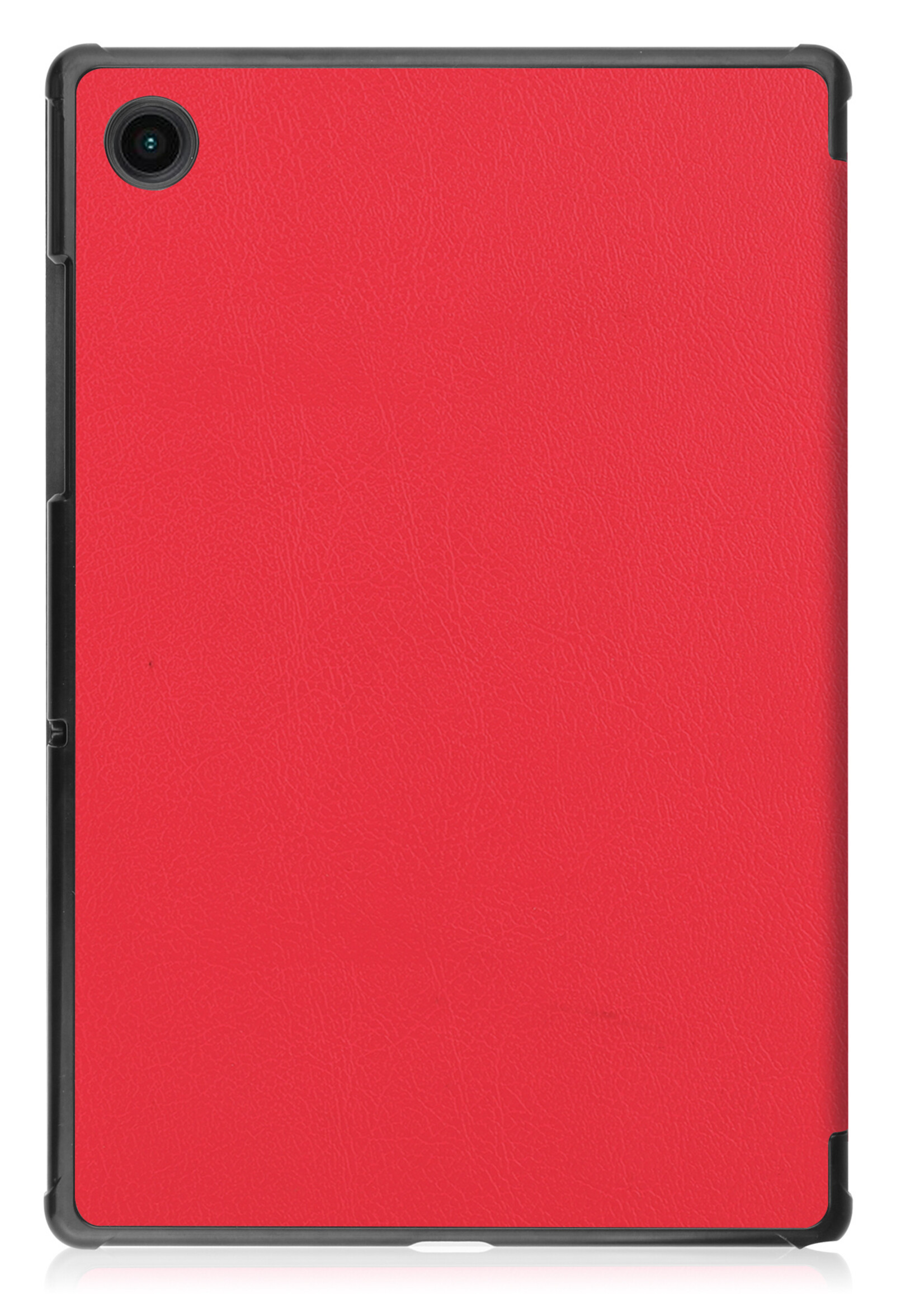 LUQ Hoes Geschikt voor Samsung Galaxy Tab A8 Hoes Luxe Hoesje Book Case - Hoesje Geschikt voor Samsung Tab A8 Hoes Cover - Rood