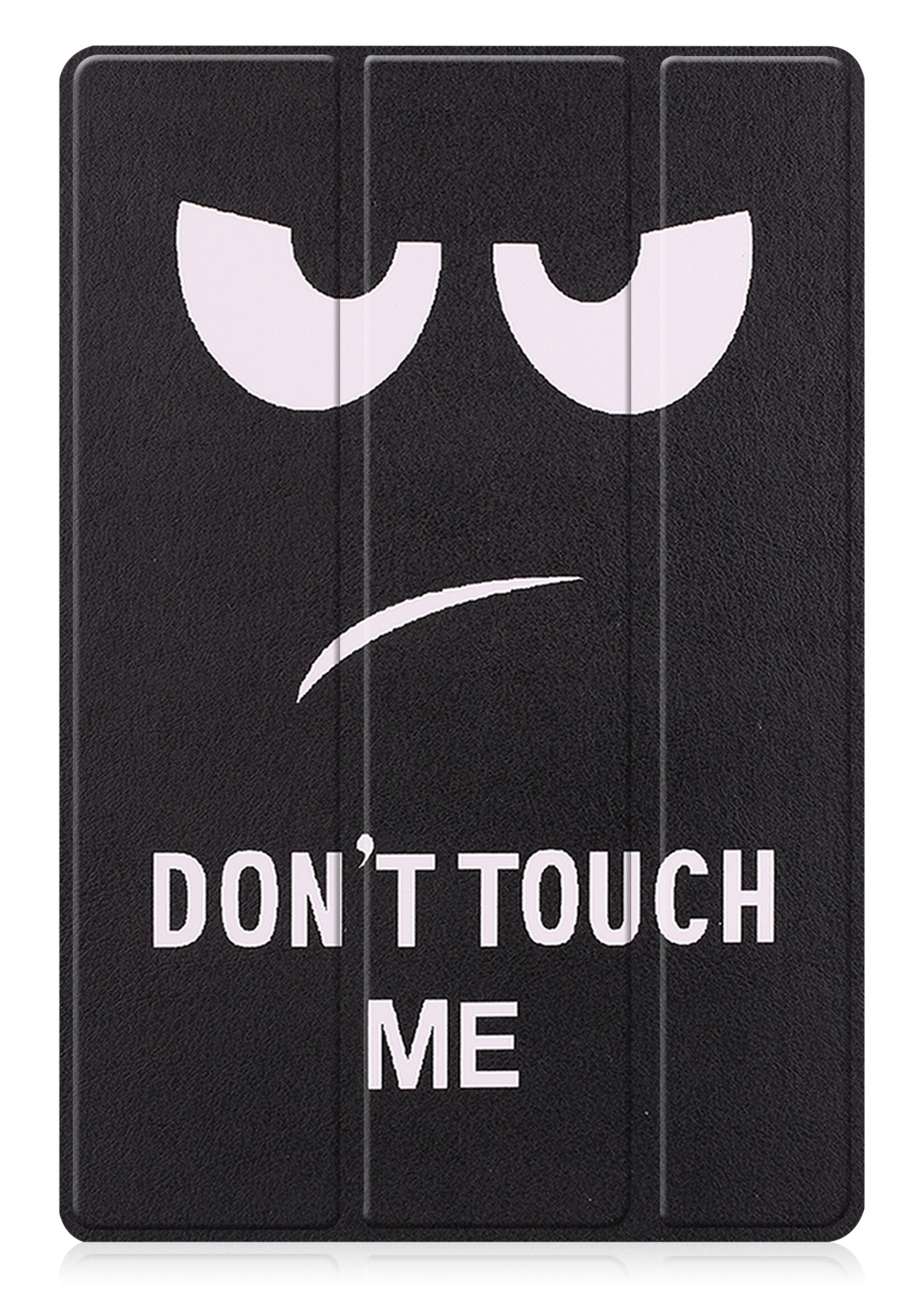 LUQ Hoes Geschikt voor Samsung Galaxy Tab A8 Hoes Luxe Hoesje Book Case - Hoesje Geschikt voor Samsung Tab A8 Hoes Cover - Don't Touch Me
