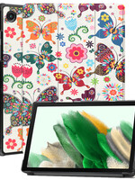 LUQ LUQ Samsung Galaxy Tab A8 2022 Hoes - Vlinders