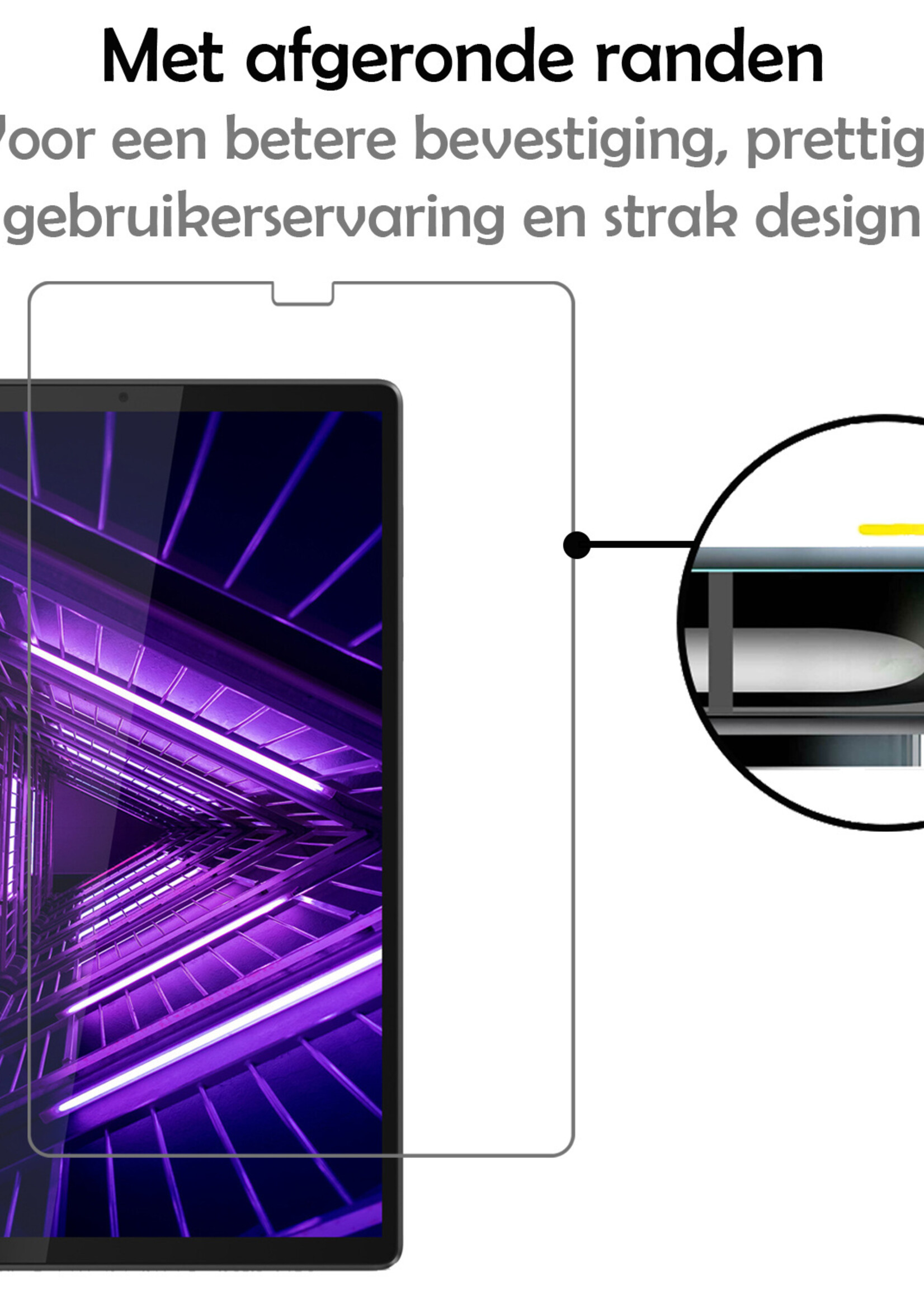 LUQ Screenprotector Geschikt voor Lenovo Tab M10 FHD Plus 2nd Gen Screenprotector Bescherm Glas Tempered Glass Screen Protector - Screen Protector Geschikt voor Lenovo Tab M10 FHD Plus 2nd Gen Screenprotector - 2 Stuks