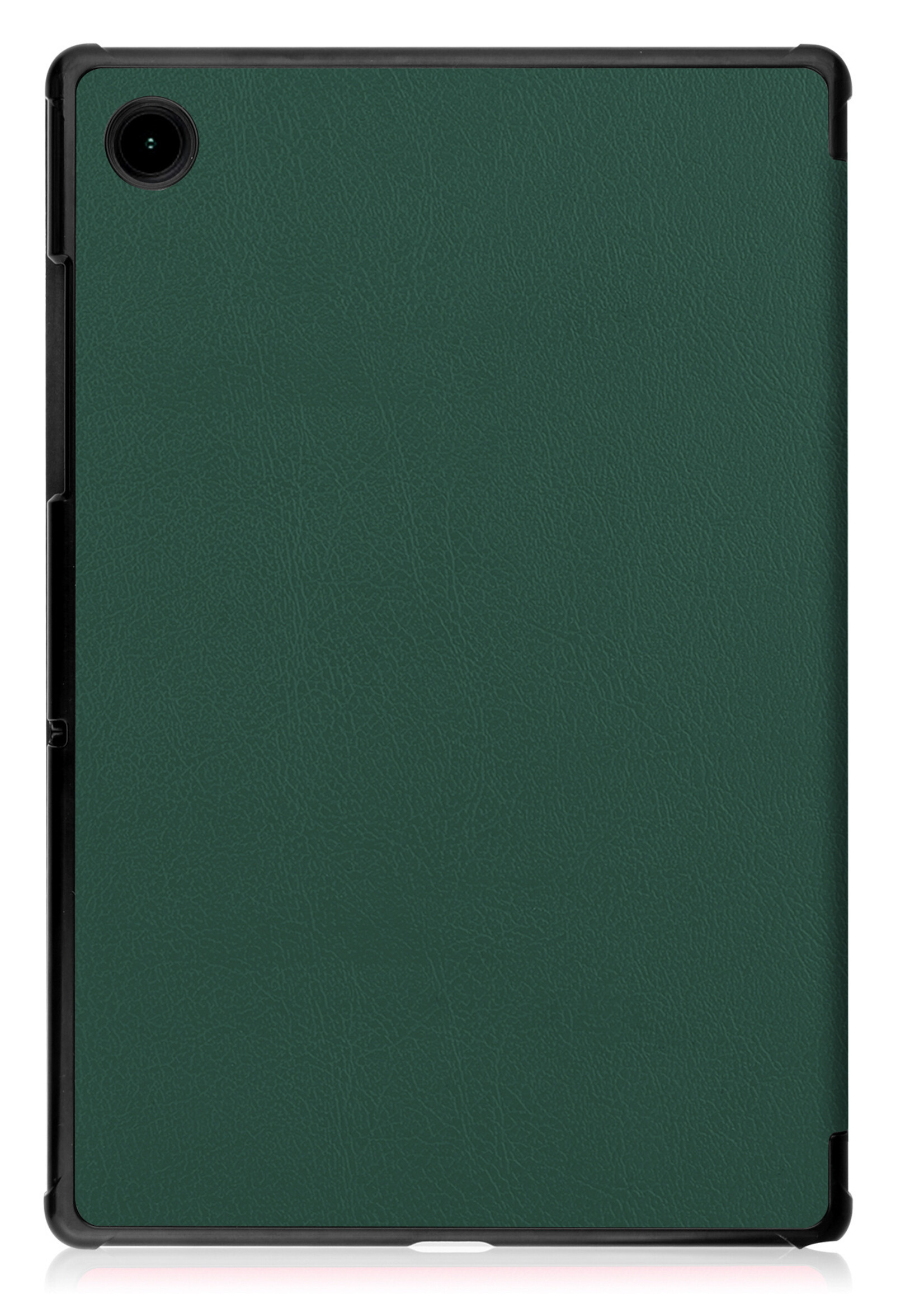 LUQ Hoes Geschikt voor Samsung Galaxy Tab A8 Hoes Luxe Hoesje Book Case - Hoesje Geschikt voor Samsung Tab A8 Hoes Cover - Donkergroen