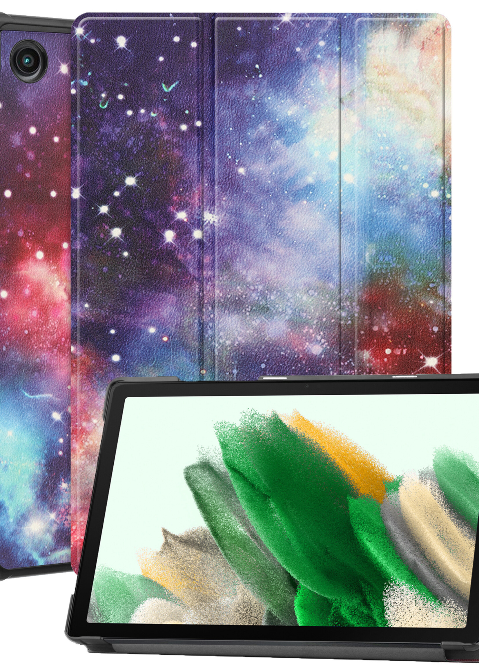 LUQ Hoes Geschikt voor Samsung Galaxy Tab A8 Hoes Luxe Hoesje Book Case - Hoesje Geschikt voor Samsung Tab A8 Hoes Cover - Galaxy