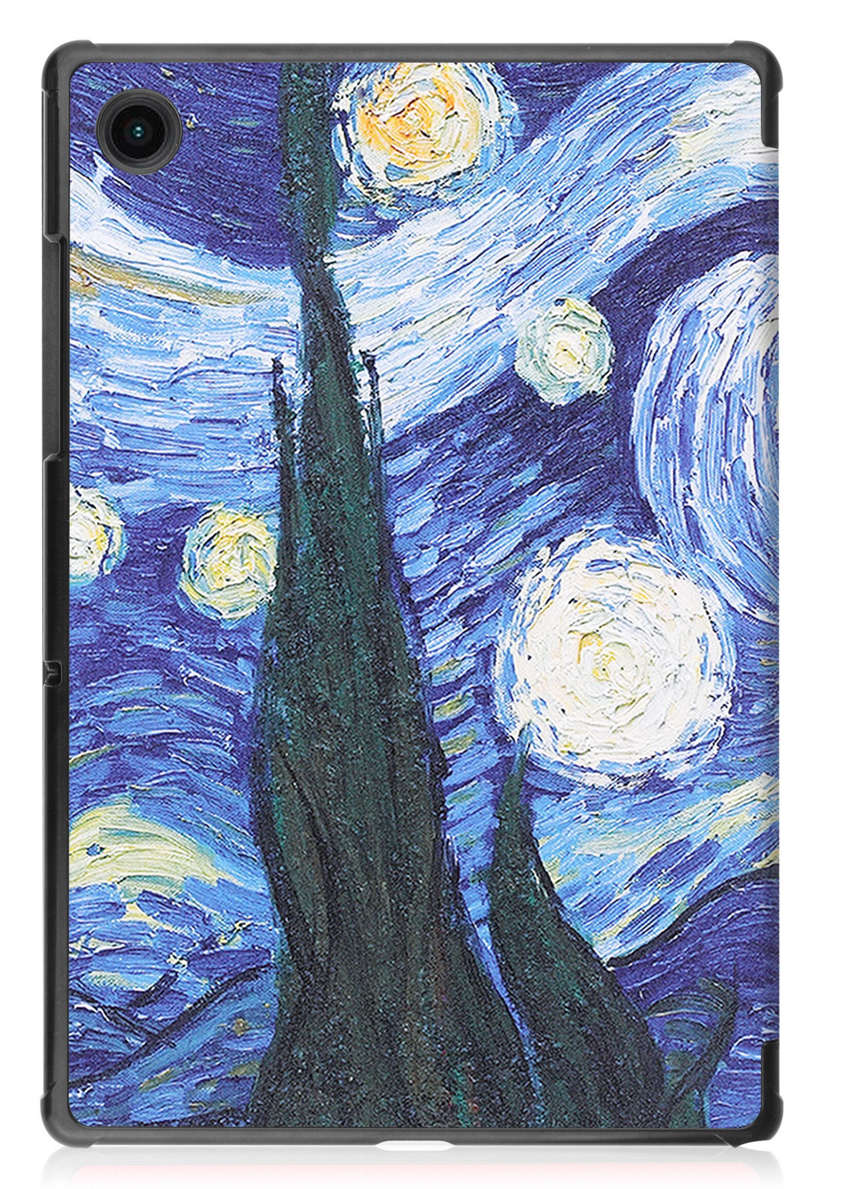 LUQ Hoes Geschikt voor Samsung Galaxy Tab A8 Hoes Luxe Hoesje Book Case - Hoesje Geschikt voor Samsung Tab A8 Hoes Cover - Sterrenhemel