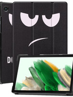 LUQ LUQ Samsung Galaxy Tab A8 2022 Hoes - Don't touch me