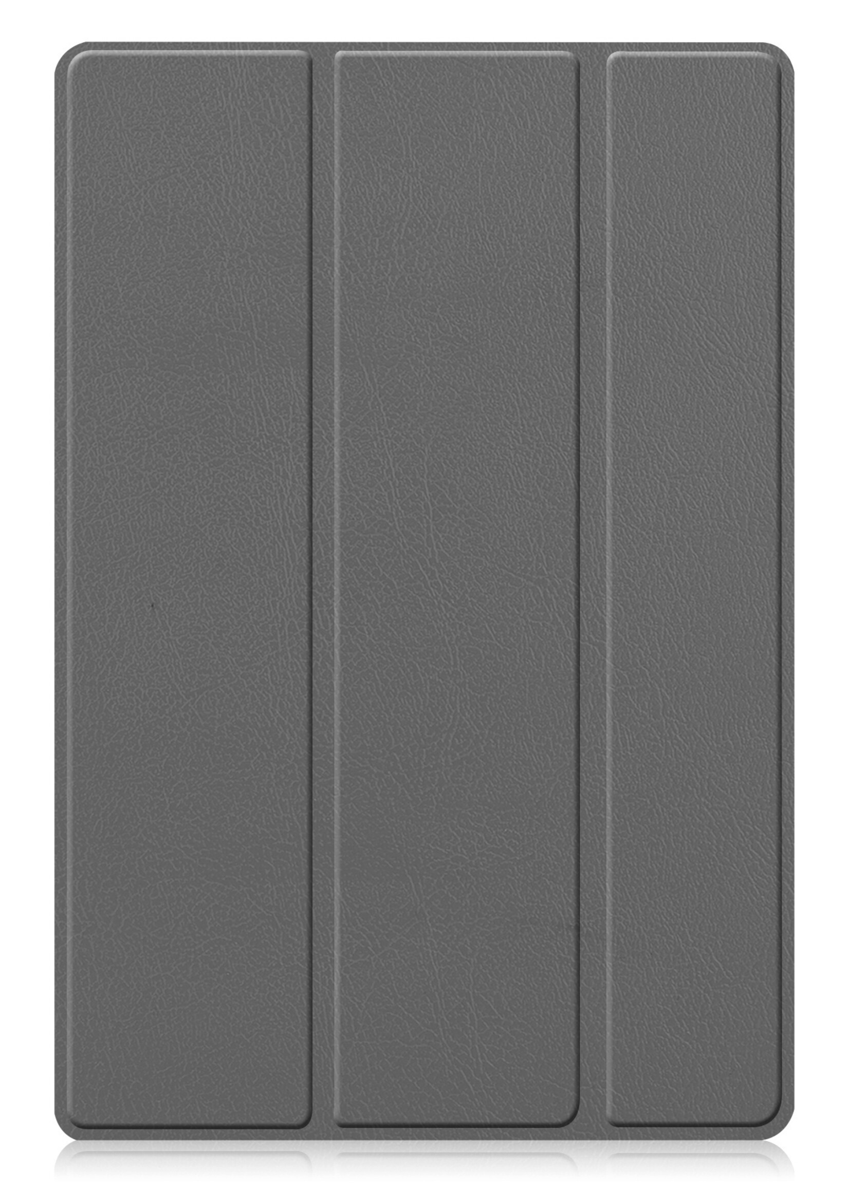 LUQ Hoes Geschikt voor Samsung Galaxy Tab A8 Hoes Luxe Hoesje Book Case Met Screenprotector - Hoesje Geschikt voor Samsung Tab A8 Hoes Cover - Grijs