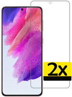 LUQ LUQ Samsung Galaxy S21FE Screenprotector Glas - 2 PACK
