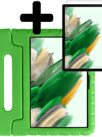 LUQ LUQ Samsung Galaxy Tab A8 2021 Kinderhoes Met Screenprotector - Groen