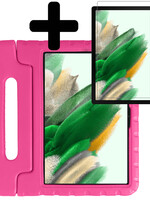 LUQ LUQ Samsung Galaxy Tab A8 2021 Kinderhoes Met Screenprotector - Roze