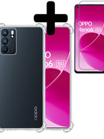 LUQ LUQ OPPO Reno 6 Hoesje Shockproof Met Screenprotector