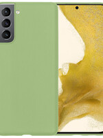 LUQ LUQ Samsung Galaxy S22 Hoesje Siliconen - Groen