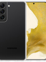 LUQ Samsung Galaxy S22 Hoesje Siliconen - Transparant
