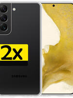 LUQ LUQ Samsung Galaxy S22 Hoesje Siliconen - Transparant - 2 PACK