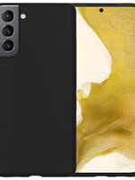 LUQ LUQ Samsung Galaxy S22 Plus Hoesje Siliconen - Zwart
