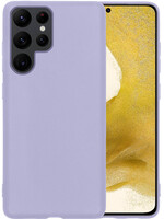 LUQ LUQ Samsung Galaxy S22 Ultra Hoesje Siliconen - Lila