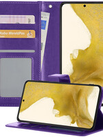 LUQ LUQ Samsung Galaxy S22 Hoesje Bookcase - Paars
