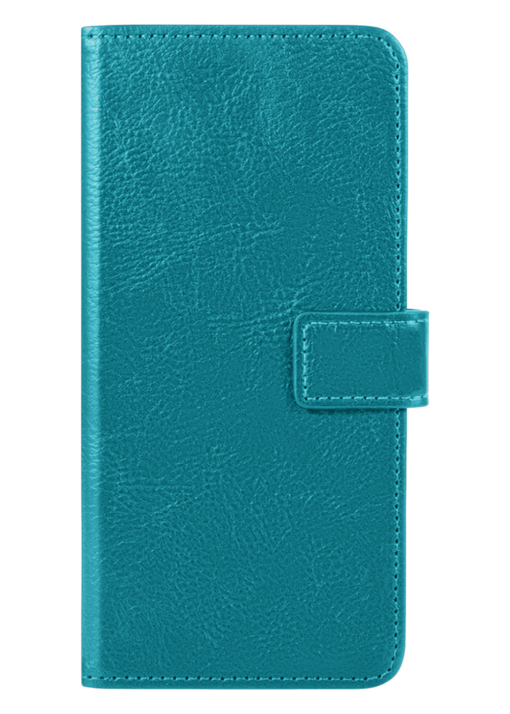LUQ Hoesje Geschikt voor Samsung S22 Hoesje Book Case Hoes Wallet Cover - Hoes Geschikt voor Samsung Galaxy S22 Hoesje Bookcase Hoes - Turquoise