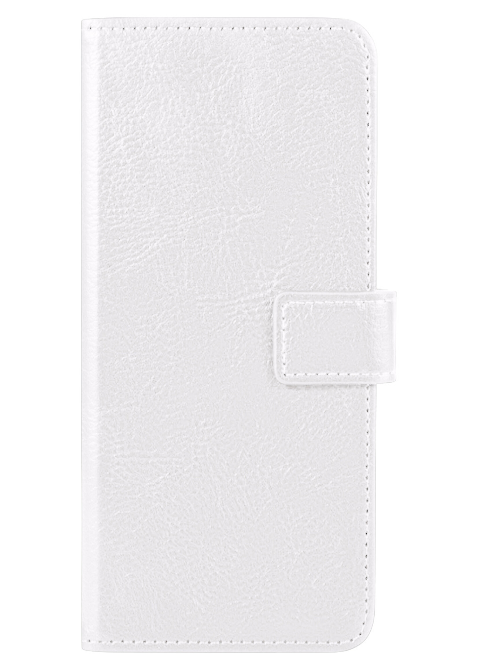 LUQ Hoesje Geschikt voor Samsung S22 Hoesje Book Case Hoes Wallet Cover - Hoes Geschikt voor Samsung Galaxy S22 Hoesje Bookcase Hoes - Wit