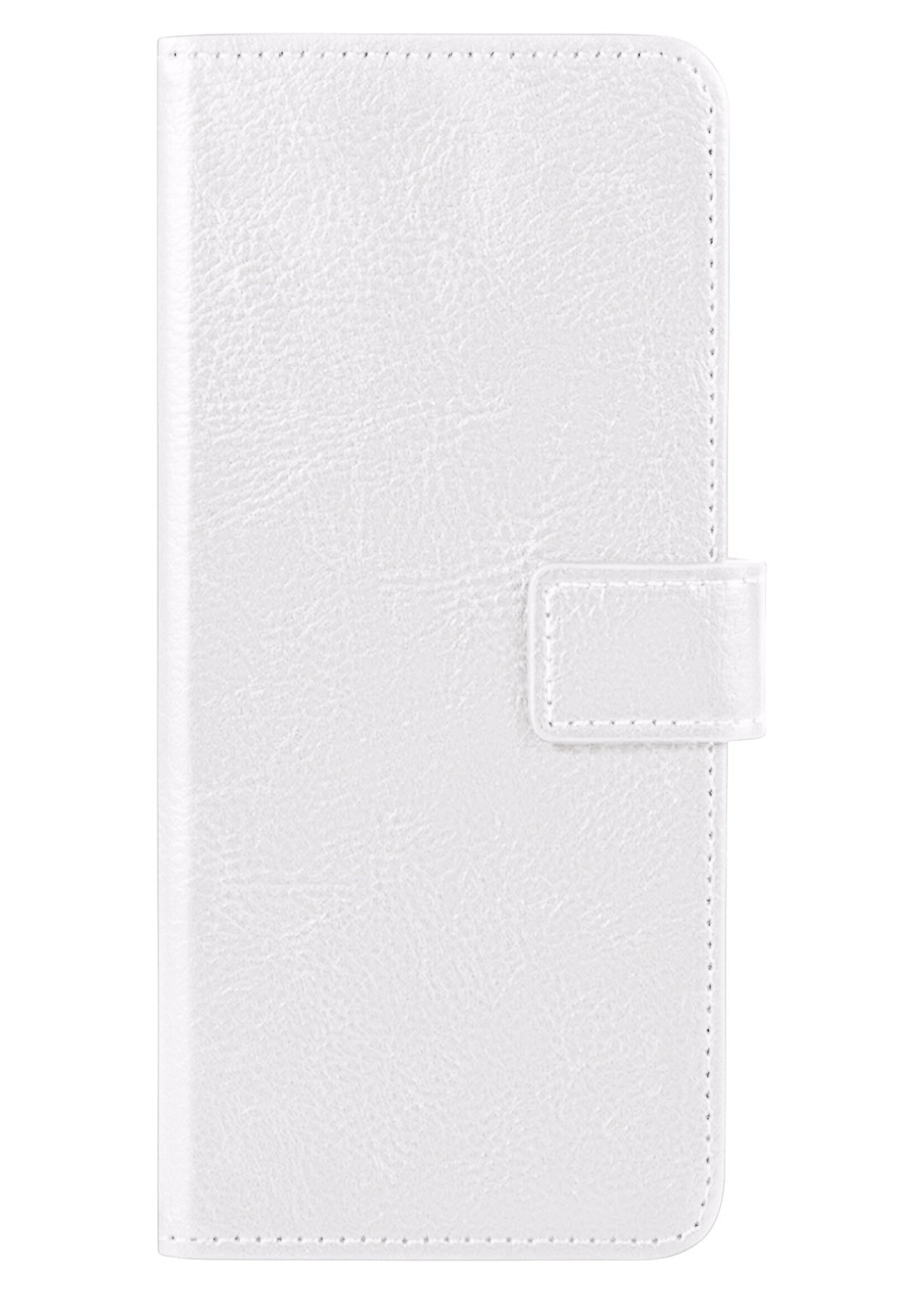 Hoesje Geschikt voor Samsung S22 Plus Hoesje Book Case Hoes Wallet Cover - Hoes Geschikt voor Samsung Galaxy S22 Plus Hoesje Bookcase Hoes - Wit