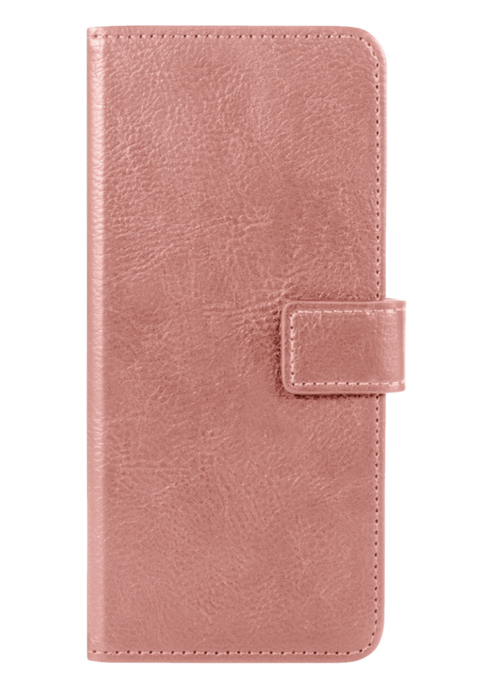 LUQ Hoesje Geschikt voor Samsung S22 Ultra Hoesje Book Case Hoes Wallet Cover - Hoes Geschikt voor Samsung Galaxy S22 Ultra Hoesje Bookcase Hoes - Rosé goud