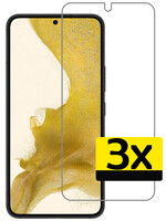 LUQ LUQ Samsung Galaxy S22 Plus Screenprotector Glas - 3 PACK