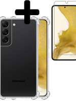LUQ LUQ Samsung Galaxy S22 Hoesje Shockproof Met Screenprotector