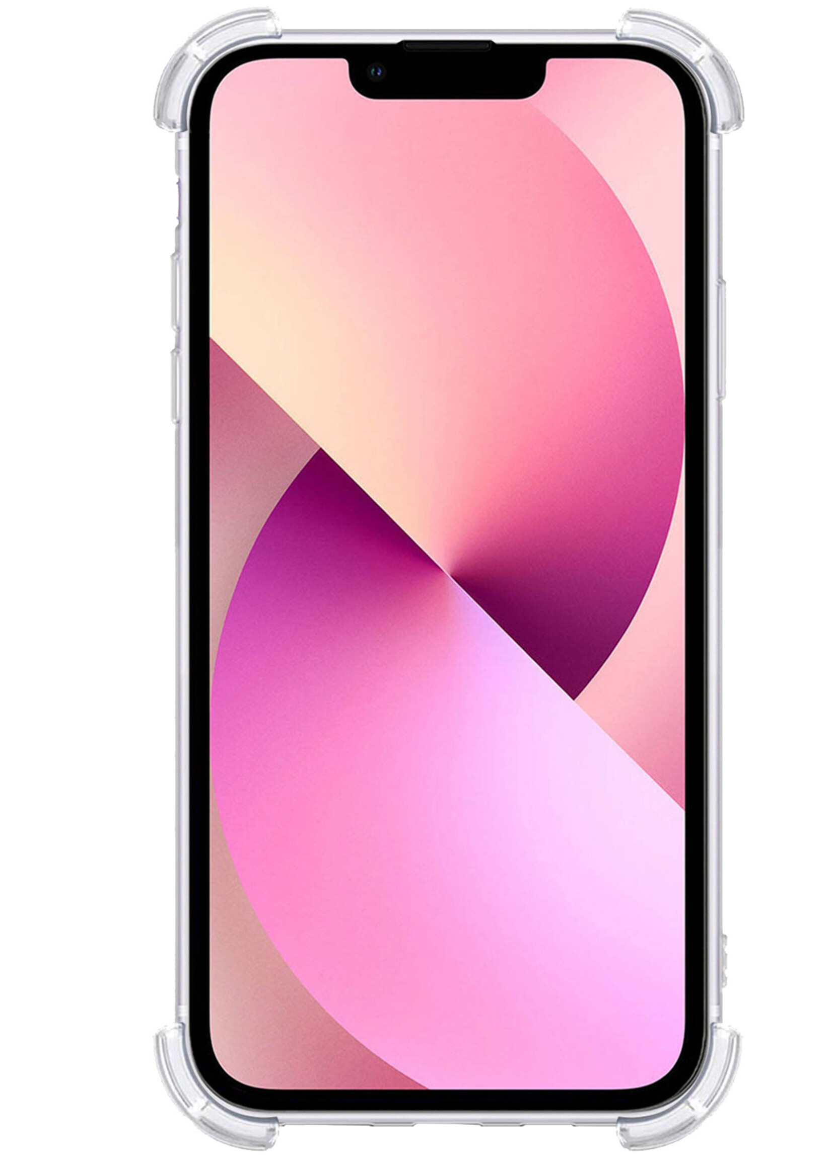 LUQ Hoesje Geschikt voor iPhone 13 Pro Hoesje Geschikt voor Magsafe Shockproof Case - Hoes Geschikt voor iPhone 13 Pro Hoesje Magsafe Shock Proof - Transparant - 2 Stuks