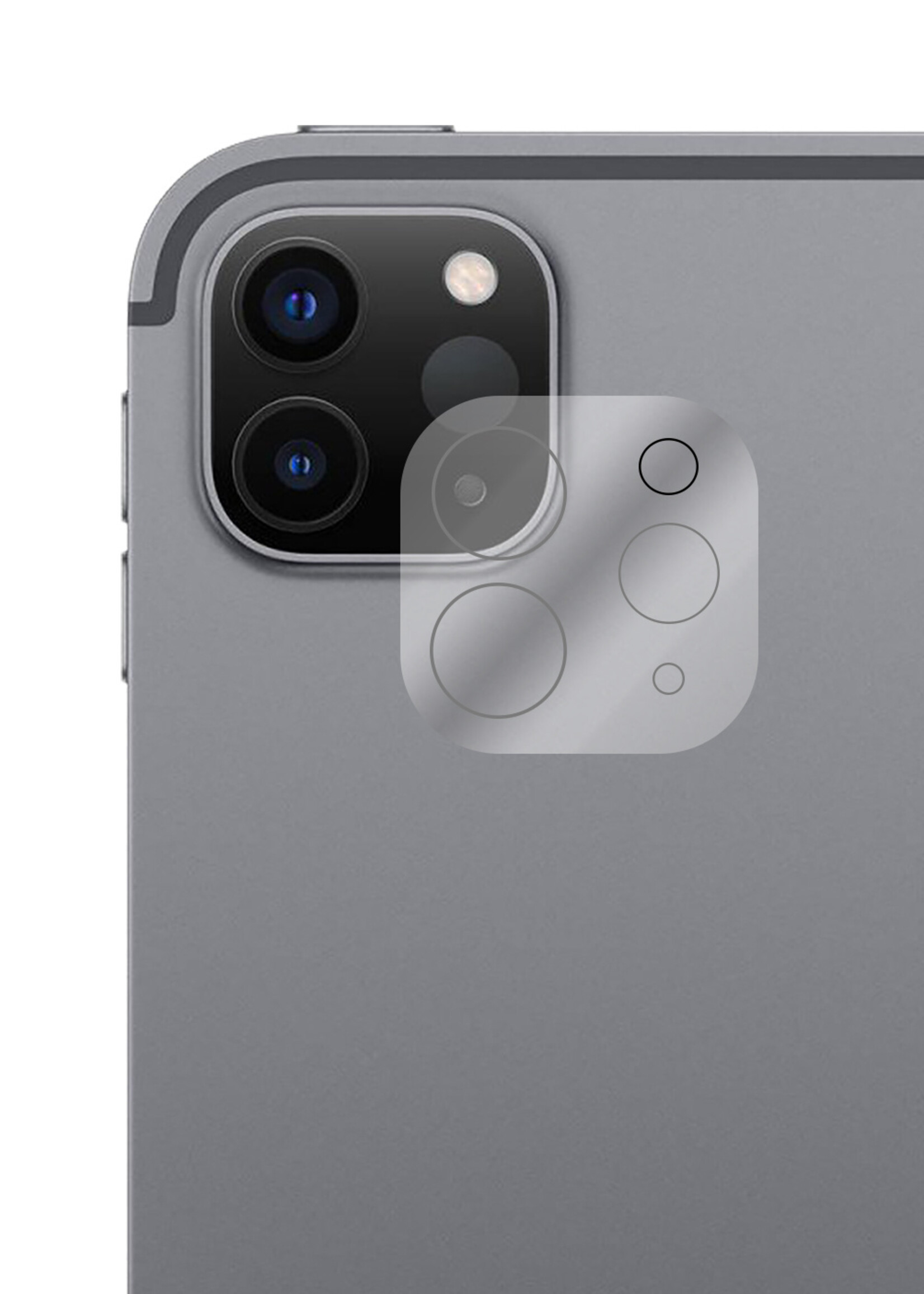 LUQ Screenprotector Geschikt voor iPad Pro 2021 (12,9 inch) Camera Screenprotector Tempered Glass - Screenprotector Geschikt voor iPad Pro 12,9 inch (2021) Screenprotector Camera Screenprotector