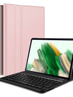 LUQ LUQ Samsung Galaxy Tab A8 2021 Toetsenbord Hoes - Rose Goud