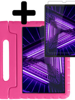 LUQ LUQ Lenovo Tab M10 FHD Plus Kinderhoes Met Screenprotector - Roze