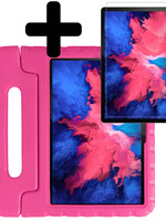 LUQ LUQ Lenovo Tab P11 Kinderhoes Met Screenprotector - Roze