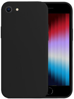 LUQ LUQ iPhone SE 2022 Hoesje Siliconen - Zwart