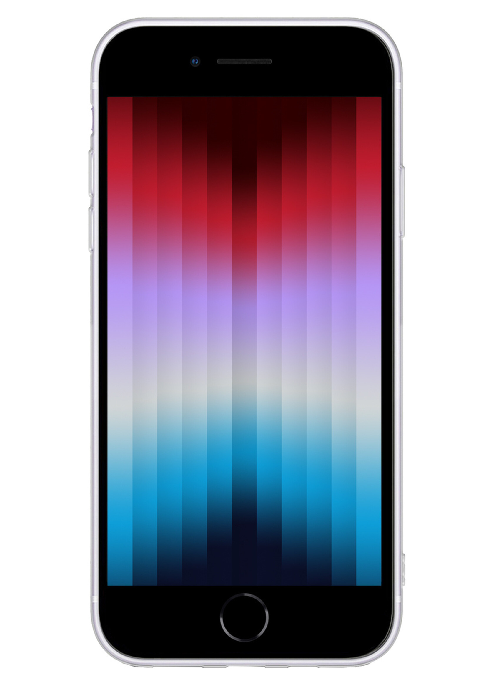 LUQ Hoesje Geschikt voor iPhone SE 2022 Hoesje Siliconen Case - Hoes Geschikt voor iPhone SE (2022) Hoes Siliconen - Transparant - 2 Stuks